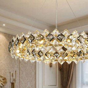 Кристална висяща лампа SWE094-CP 60см Gold