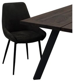 Тъмносиви трапезни столове в комплект от 2 бр. Sierra – Rowico