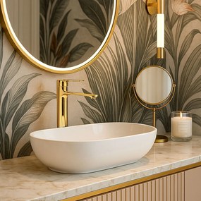 Смесител за мивка REA Storm Gold High