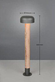 Колонно външно осветително тяло ø 19 cm Fraser – Trio