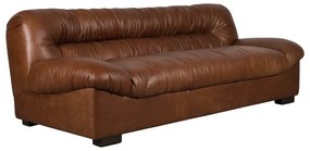 Кафяв кожен диван 214 cm Douglas – Dutchbone
