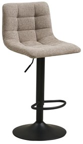 Бежов тапициран бар стол с регулируема височина (височина на седалката 61 cm) Middelfart – House Nordic