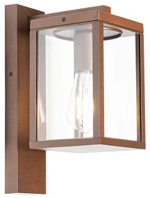 Смарт външен стенен фенер ръждивокафяв IP44 вкл. WiFi ST64 - Charlois