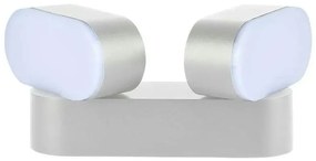 LED Екстериорен гъвкав аплик 2xLED/12W/230V IP65 сив