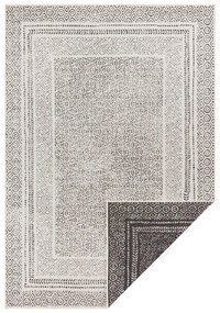 Черно-бял килим на открито Берлин, 120 x 170 cm - Ragami