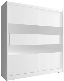 Гардероб Line sliding-200 x 62 x 214 cm.-White