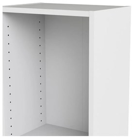 Бял шкаф за книги 41x203 cm Basic - Tvilum
