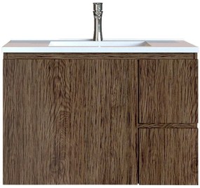 Обзавеждане за баня Sanitec Alba C-Кафяво-Дължина: 70 см.