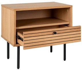 Странична масичка с дъбов плот 40x50 cm Kyoto – House Nordic