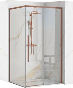 Душ кабина Rea SOLAR Copper Brush 90 x 90