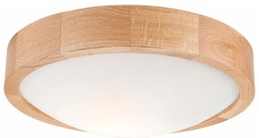Потолен лампион OAK SLIM 1xE27/60W/230V, дъб, Ø 27 см