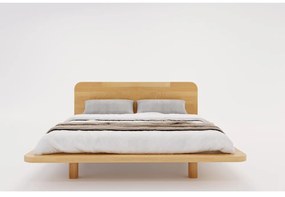Двойно легло от букова дървесина 160x200 см в естествен цвят Japandic - Skandica