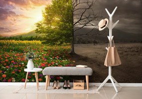 Тапет – Две форми на дърво