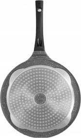 Тиган за палачинки с личица ZILNER ZL 2420, 26 см, 4 различни форми, Мраморно покритие, Сив