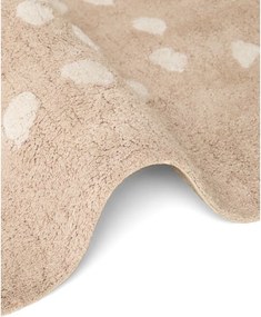 Бежов памучен детски килим подходящ за пране/ръчно изработен 120x152 cm Snuggle Pucki – Hanse Home