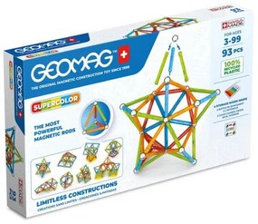 Магнитен конструктор, Geomag, Supercolor 385, 93 части