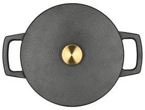 Гърне от излято желязо с капак подходящо за индукционен котлон 3,6 l – Holm
