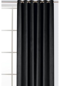 Черна затъмняваща завеса 200x175 cm Velto – Filumi