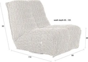 Бежово кресло с регулируем наклон Hamilton – Dutchbone