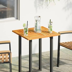 4004254 vidaXL Плот за маса, 60x60x2 см, квадратен, акациево дърво масив