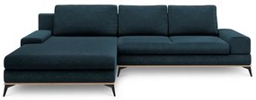 Петролно син ъглов разтегателен диван , ляв ъгъл Planet - Windsor &amp; Co Sofas