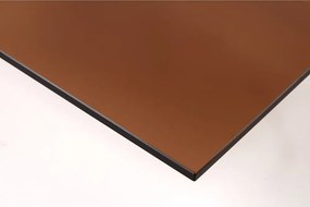 Кафява стъклена кръгла масичка за кафе ø 80 cm Samos – Actona