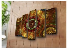 Картина от няколко части Бохо, 105 x 70 cm - Wallity