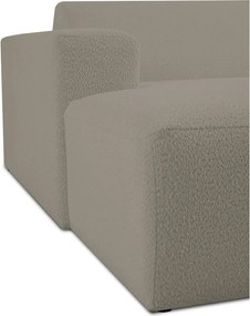 Светлокафяв модулен диван от букле (ляв ъгъл) Roxy – Scandic