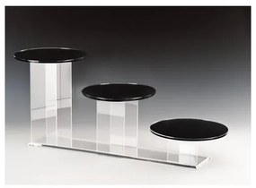 Alkan - Щендер за торти 3-ка ф25xh30см с огледална повърхност (ZCP 125)