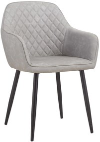 Кухненски стол Laurie-Сив (2) парчета