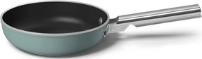 Тиган SMEG FPF2002EGM, 1.5 л, Ø20 см, Керамично незалепващо покритие, До 250°C, Без PFAS, Индукция, Изумрудено зелено
