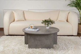 Кафе маса Moira, цвят Concrete Сив