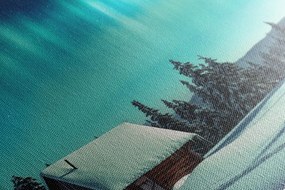 Картина на платно – Приказен зимен пейзаж