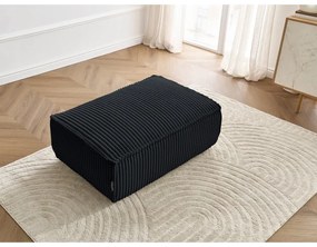 Черна табуретка от рипсено кадифе Chelsea – Bobochic Paris