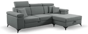 Ъглов разтегателен диван RICO mini, 254x93x170, caldo 17,десен