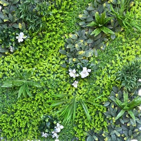 Изкуствена трева за стена, декорация L033, панел 1мх1м