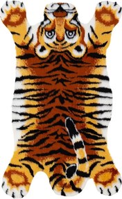 Оранжево-кафяв детски килим 110x70 cm Kids Buddy - Narma