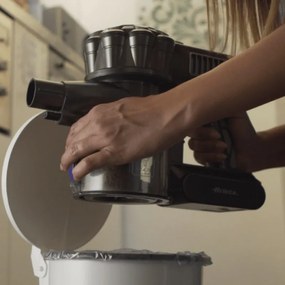 Вертикална прахосмукачка Ariete SCOPA 2722/00, 120W, 1 л, 2 скорости, Моторизирана четка с LED, Индикатор за батерия, Син