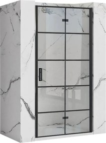 Душ кабинни врати Rea Molier Black 80 + профил