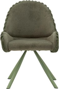 Зелени тапицирани трапезни столове в комплект с подлакътници 2 бр. Stockholm – Mauro Ferretti