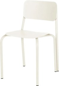 Бежов градински стол метален Kei – noo.ma