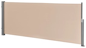 Страничен сенник, размери 120х300см,  Пясъчен цвят