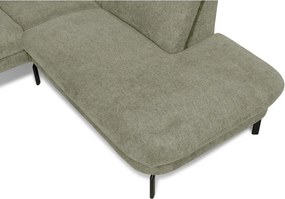 Светлозелен ъглов диван (десен ъгъл) Gomero – Scandic