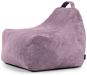 Лилав детски пуф от рипсено кадифе Game Amuse – SLOWDOWN