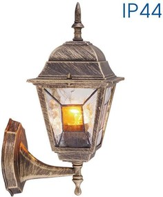 Градински аплик MURANO, ант. месинг, 1xE27