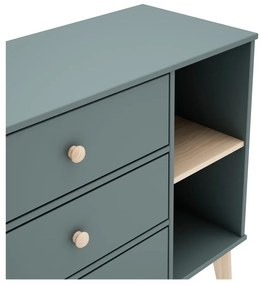 Детски скрин сиво-зелен 90x81x40 cm Esteban – Marckeric