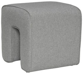 Сива табуретка Sculpture – Hübsch