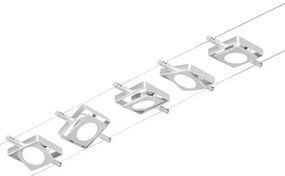Paulmann 94420 - Комплект 5xLED/4,5W точкови лампи MAC 230V мат хром