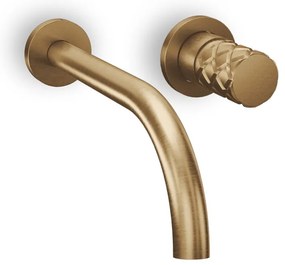 Кран мивка стена Eletta Chester-бронз - четка