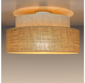 Плафон BOHO 1xE27/60W/230V Ø 40 см кремав/бежов